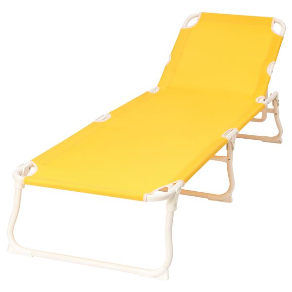 Шезлонг ХОМЭ, желтый - фото 1