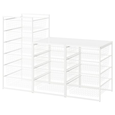 Комбинация для хранения, белый 148x51x104 см IKEA JONAXEL ЙОНАКСЕЛЬ 492.976.79