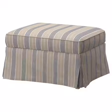 EKTORP Табурет для ног с ящ д/хрн - Karlshov бежевый/разноцветный