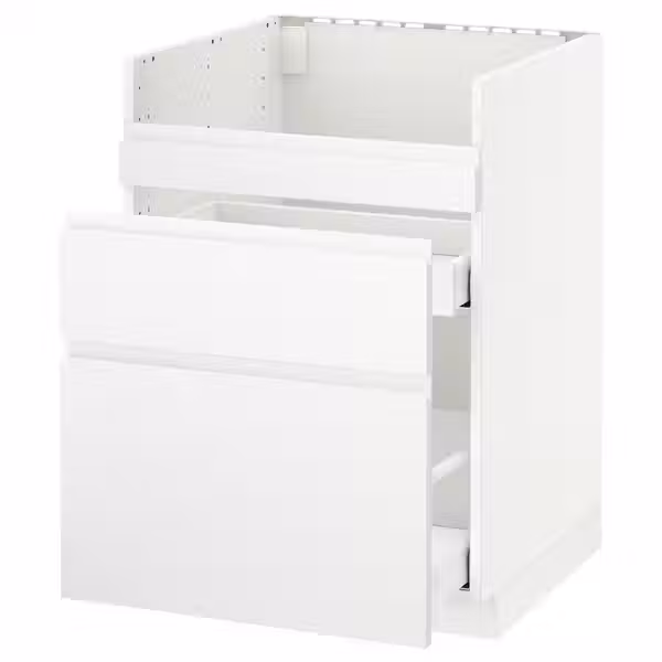 METOD Напол шк д/мойки ХАВСЕН/3фасада/2ящ - фото 1