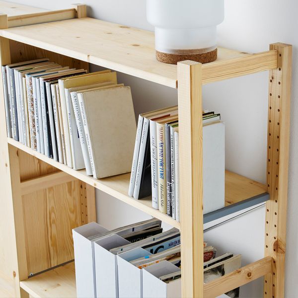 3 секции, полки/шкаф, сосна 259x30x124 см IKEA IVAR ИВАР 592.483.82 - фото 6