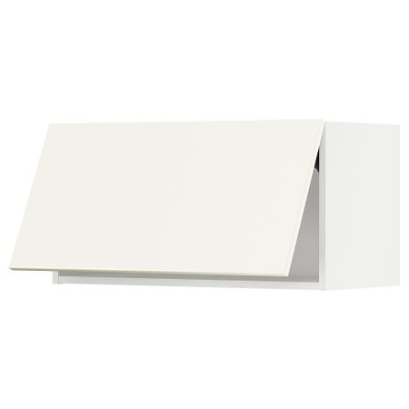 Навесной горизонтальный шкаф, белый, Vallstena белый, 80x40 см IKEA METOD МЕТОД 195.072.78