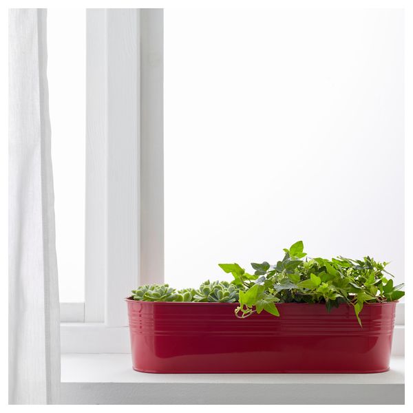 Кашпо СОККЕР, д/дома/улицы, овал красный (10.5 см) - фото 3