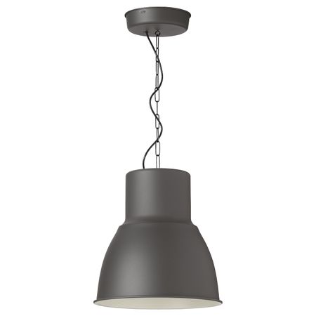 Подвесной светильник, темно-серый 38 см IKEA HEKTAR ХЕКТАР 603.998.03