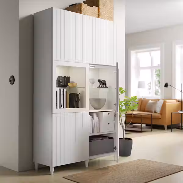 BESTÅ Комбинация д/хранения+стекл дверц - фото 2