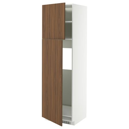 METOD Высокий шкаф д/холодильника/2дверцы