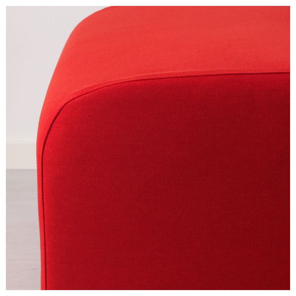 Пуф КЛИППАН, Висле красно-оранжевый - схема-чертеж с размерами