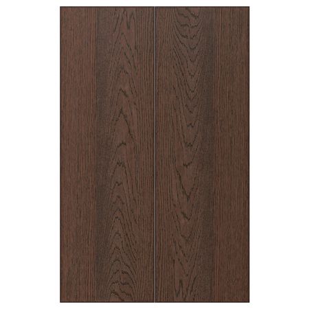 Дверца для напольного углового шкафа, 2шт, коричневый 25x80 см IKEA SINARP СИНАРП 904.042.33