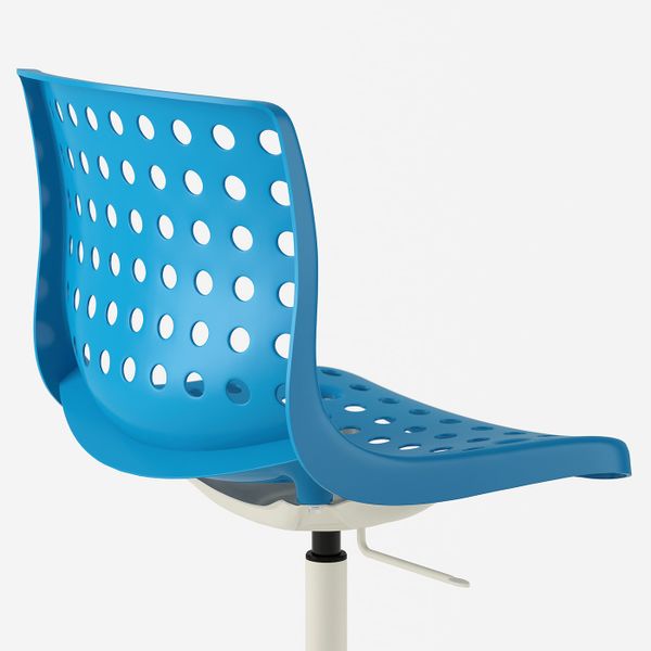 Рабочий стул, синий, белый IKEA СКОЛБЕРГ / СПОРРЕН 292.756.64 - фото 2