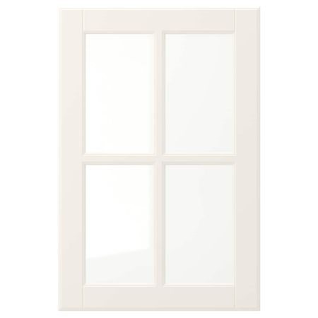 Стеклянная дверь, белый с оттенком 40x60 см IKEA BODBYN БУДБИН 704.851.45