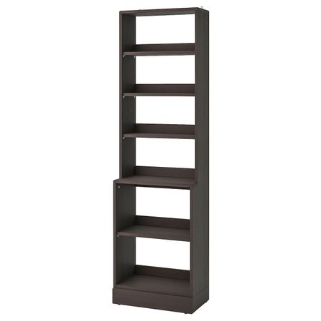 Стеллаж с цоколем, темно-коричневый 61x37x212 см IKEA HAVSTA ХАВСТА 303.910.40