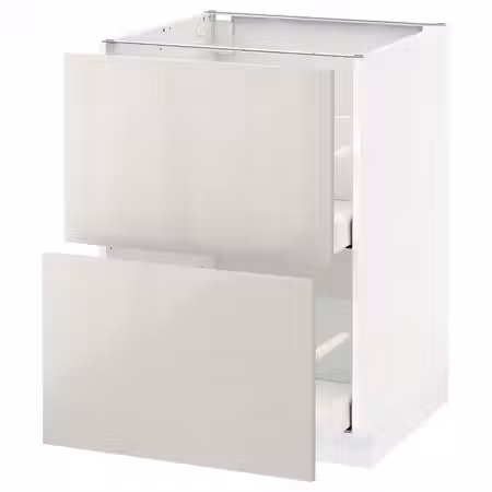 METOD / MAXIMERA Напольн шкаф 2фрнт/2выс ящ