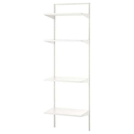 Стеллаж, белый 62x40x201 см IKEA BOAXEL БОАКСЕЛЬ 693.926.18