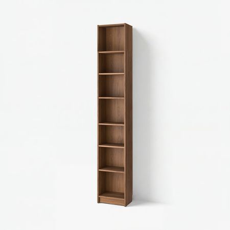 BILLY Стеллаж с верхней полкой - коричневый под грецкий орех 40x28x237 см