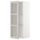 Навесной шкаф, полки, стеклянная дверца, 40x100 cm IKEA METOD МЕТОД 094.701.38