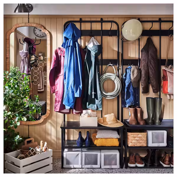 KANDLENÖT КАНДЛЕНЁТ Зеркало - ротанг 60x140 см - схема-чертеж с размерами