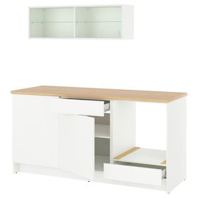 KNOXHULT Кухня - белый 180x61x220 см
