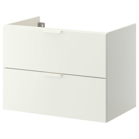 Шкаф для раковины с 2 ящ, белый 80x47x58 см IKEA GODMORGON ГОДМОРГОН 803.690.08