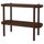 Консольный стол, темно-коричневый мореный дубовый шпон 92x38x71 см IKEA LISTERBY ЛИСТЕРБИ 405.153.23