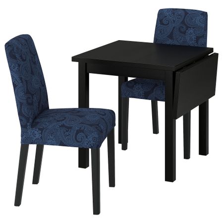 Стол и 2 стула IKEA BERGMUND БЕРГМУНД, NORDVIKEN НОРДВИКЕН 695.715.92