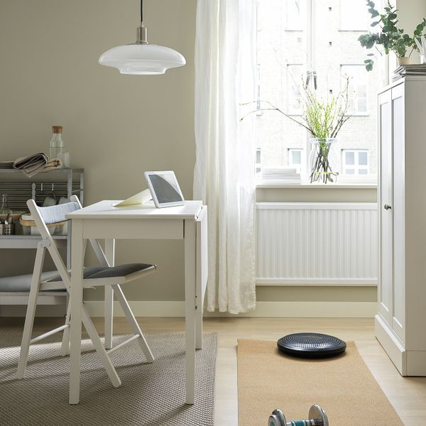 Стол с откидной полой, белый 51/86x96 см IKEA IDANÄS ИДАНЭС 404.876.50 - фото 2