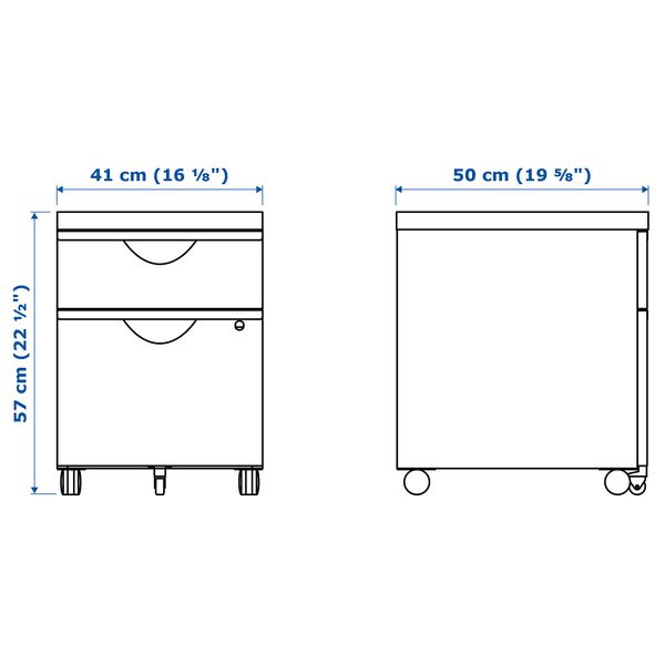 IKEA, дополнительный ракурс - схема-чертеж с размерами