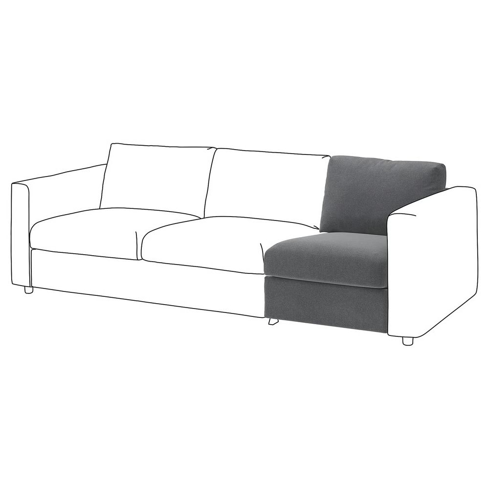 IKEA, вид спереди - схема-чертеж с размерами