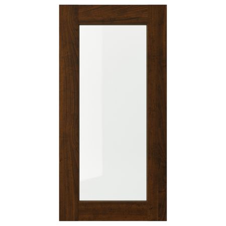 Стеклянная дверь, под дерево коричневый 40x80 см IKEA EDSERUM ЭДСЕРУМ 103.686.63