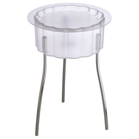 Придиванный столик ХАТТЭН, прозрачный (40 см)