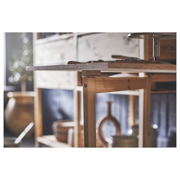 1секция, складной стол, раздвижная дверь, 89x30x179 см, сосна IKEA IVAR ИВАР 394.849.16 - фото 7