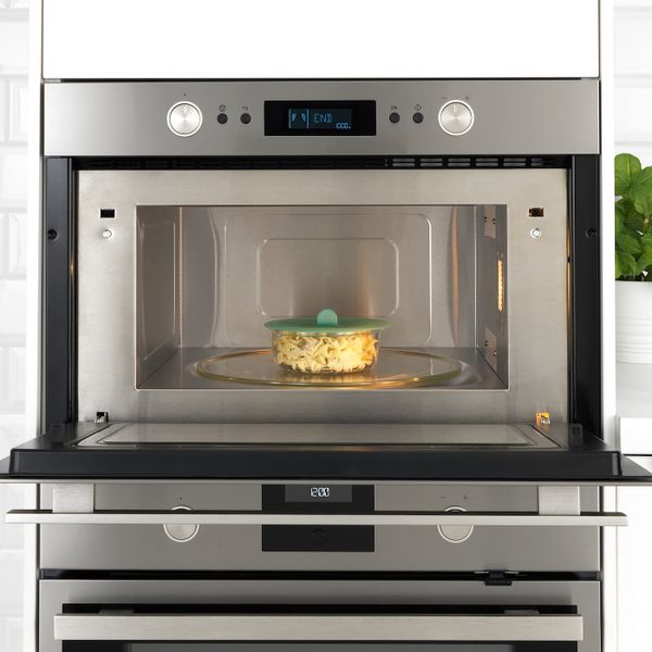 Контейнер для продуктов с крышкой, круглый стекло/силикон 400 мл IKEA IKEA 365+ ИКЕА/365+ 292.768.09 - фото 2