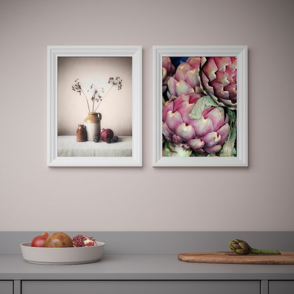 Постер, Артишоки 30x40 см IKEA BILD БИЛЬД 705.076.42 - схема-чертеж с размерами