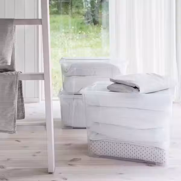 SAMLA Крышка для контейнера 45/65 л - прозрачный - схема-чертеж с размерами