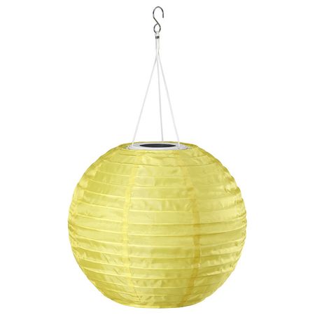 SOLVINDEN Подвесная светодиодная лампа - для сада шаровидный/желтый 30 см