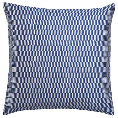Подушка СТОКГОЛЬМ 2017, в полоску синий, белый (50x50 см)