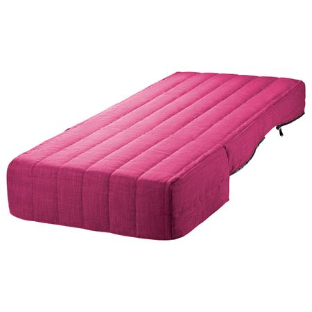 Пенополиуретановый матрас с чехлом, Шифтебу малиновый 80x188 см IKEA LYCKSELE ЛИКСЕЛЕ 104.811.12