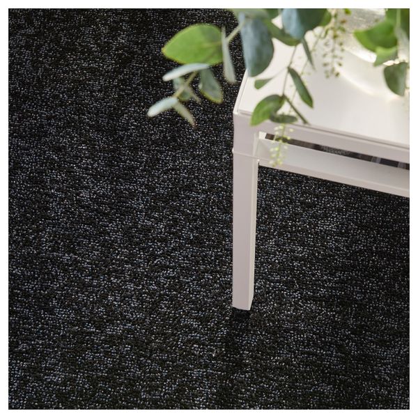 Ковер, короткий ворс, темно-серый 133x195 см IKEA TYVELSE ТЮВЕЛЬСЕ 704.268.58 - фото 4