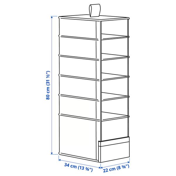 IKEA, дополнительный ракурс - схема-чертеж с размерами