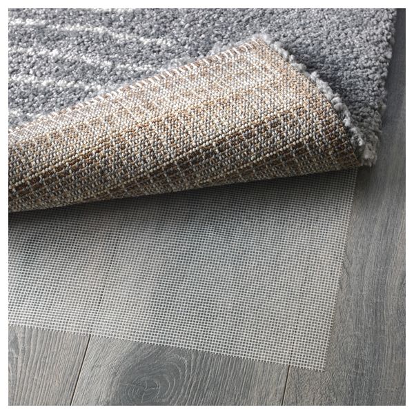 Ковер, длинный ворс ЛИЛЛЕРЭД, серый (160x230 см) - схема-чертеж с размерами