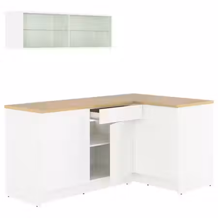 KNOXHULT Угловая кухня - белый