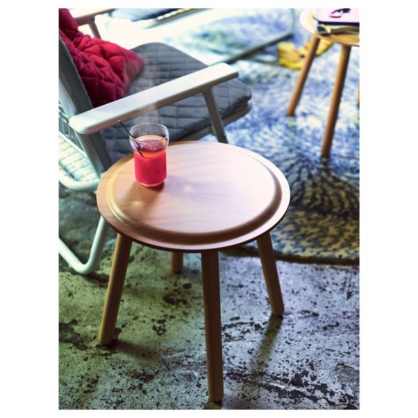 Придиванный столик/табурет ИКЕА ПС 2017, бук - схема-чертеж с размерами