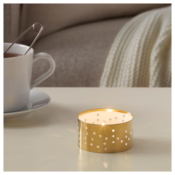 Подсвечник ВИНТЕР 2018, золотой (4 см) - схема-чертеж с размерами