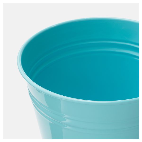 Кашпо СОККЕР, д/дома/улицы, бирюзовый - схема-чертеж с размерами