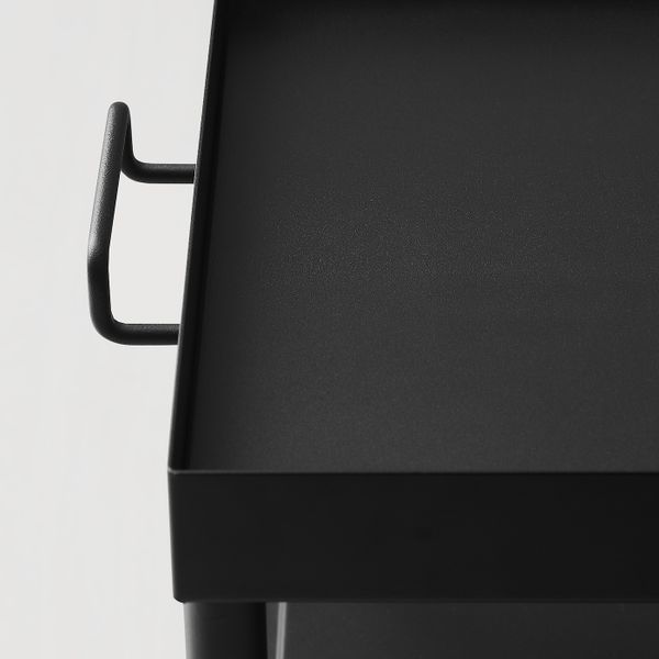 Придиванный столик, черный 50x35 см IKEA KORNSJÖ КОРНШЁ 604.715.73 - фото 3