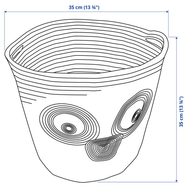 UPPSTÅ Мешок - спираль/зеленый 35 см - фото 6