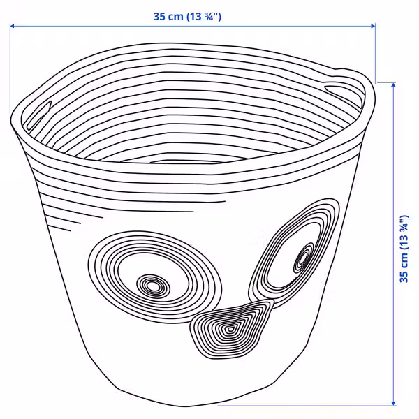 UPPSTÅ Мешок - спираль/зеленый 35 см - фото 6