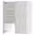 METOD Навесной шкаф д/вытяжки/полка/дверь - белый/Aspudden светло-серый 80x100 см