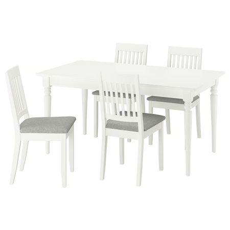 ROSENTORP / NÄSINGE Стол и 4 стула