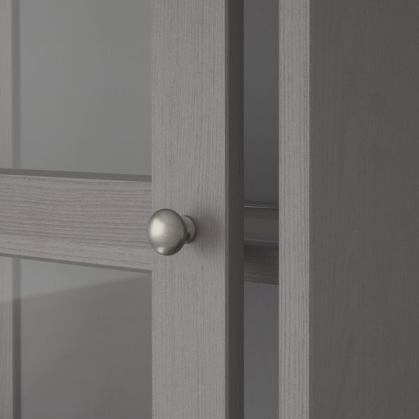 Комбинация с раздвижными дверьми, 283x37x134 см, серый IKEA HAVSTA ХАВСТА 192.660.66 - фото 4