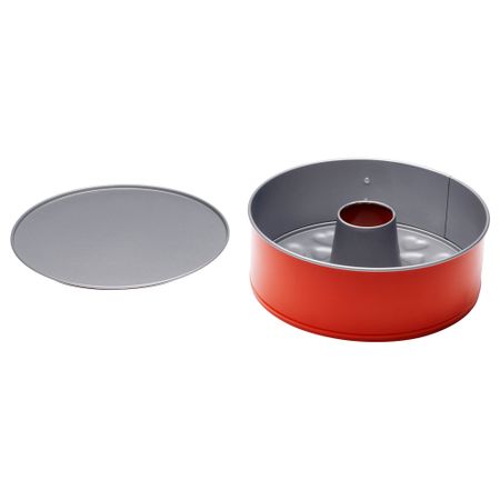 Форма для выпечки и 2 сменных дна ДРОММАР, красный